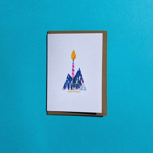 Birthday Mountains Card