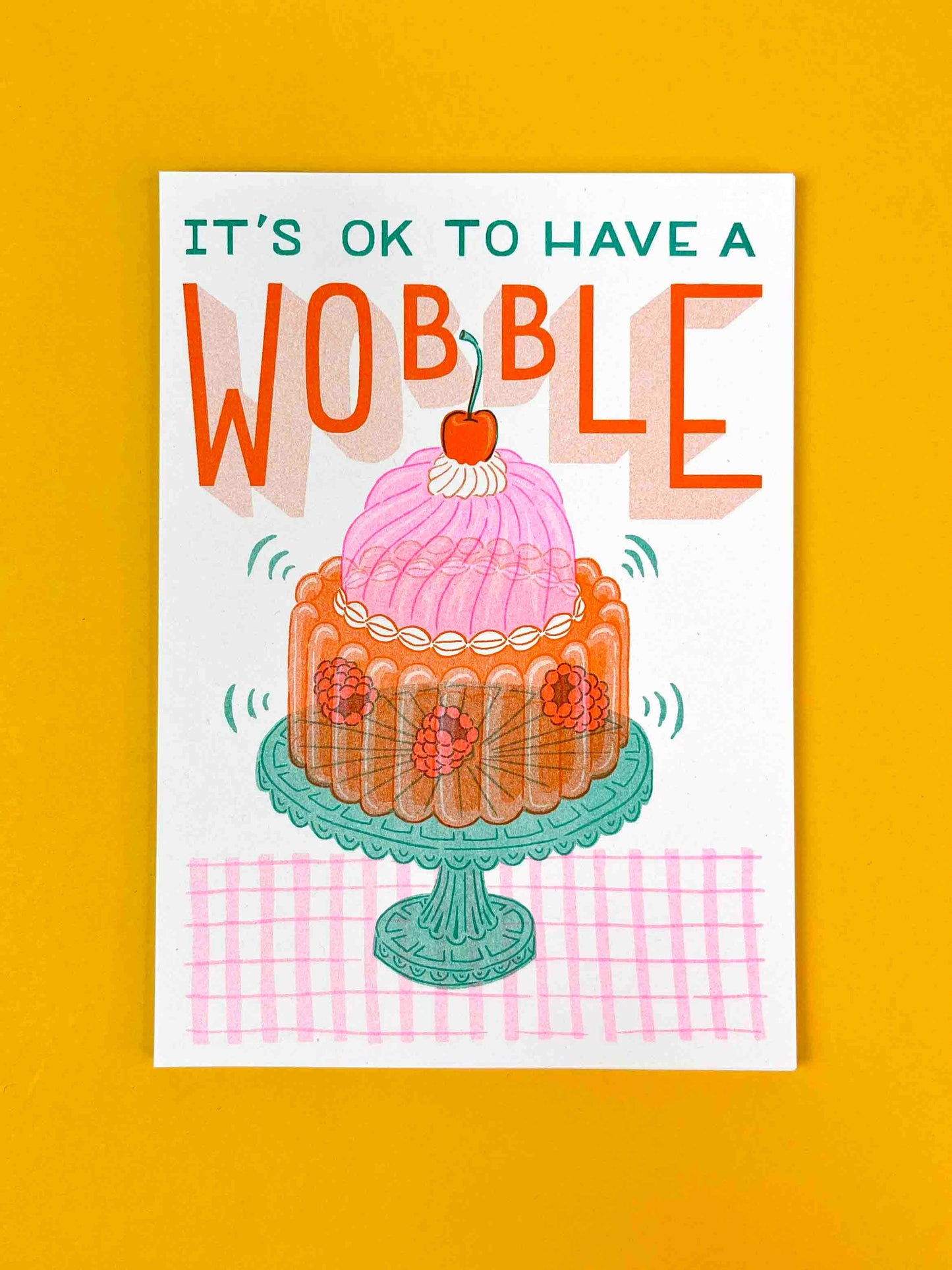 Jelly Risograph A5 Print