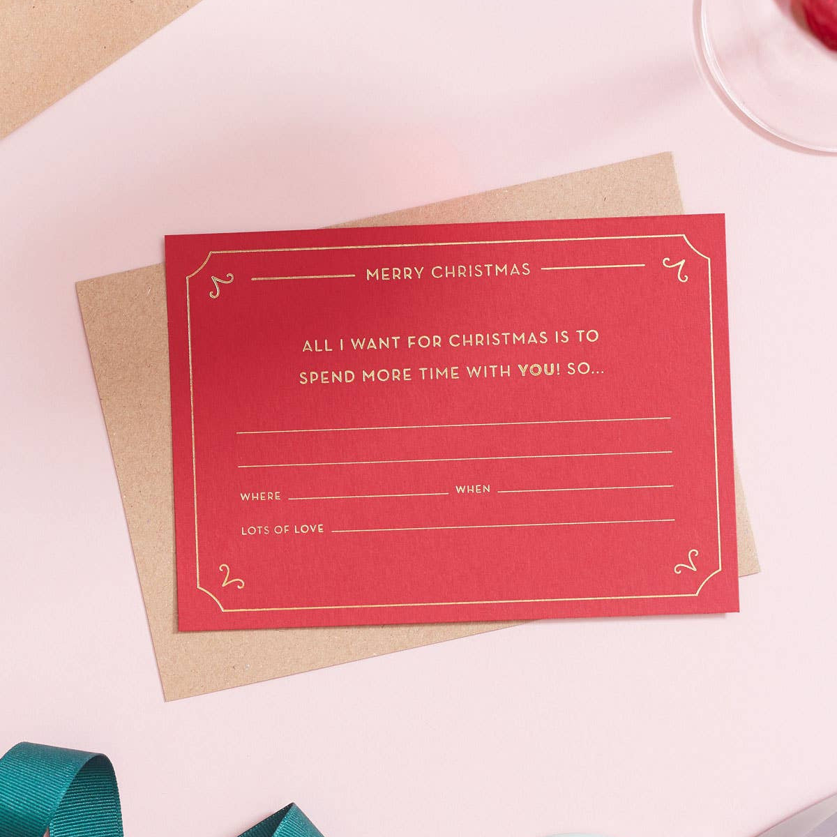 Christmas Gift Voucher - Blank Ticket - Experience Token