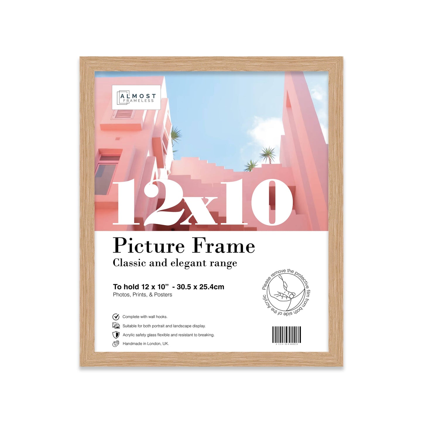 Oak 12x10 Picture Frame