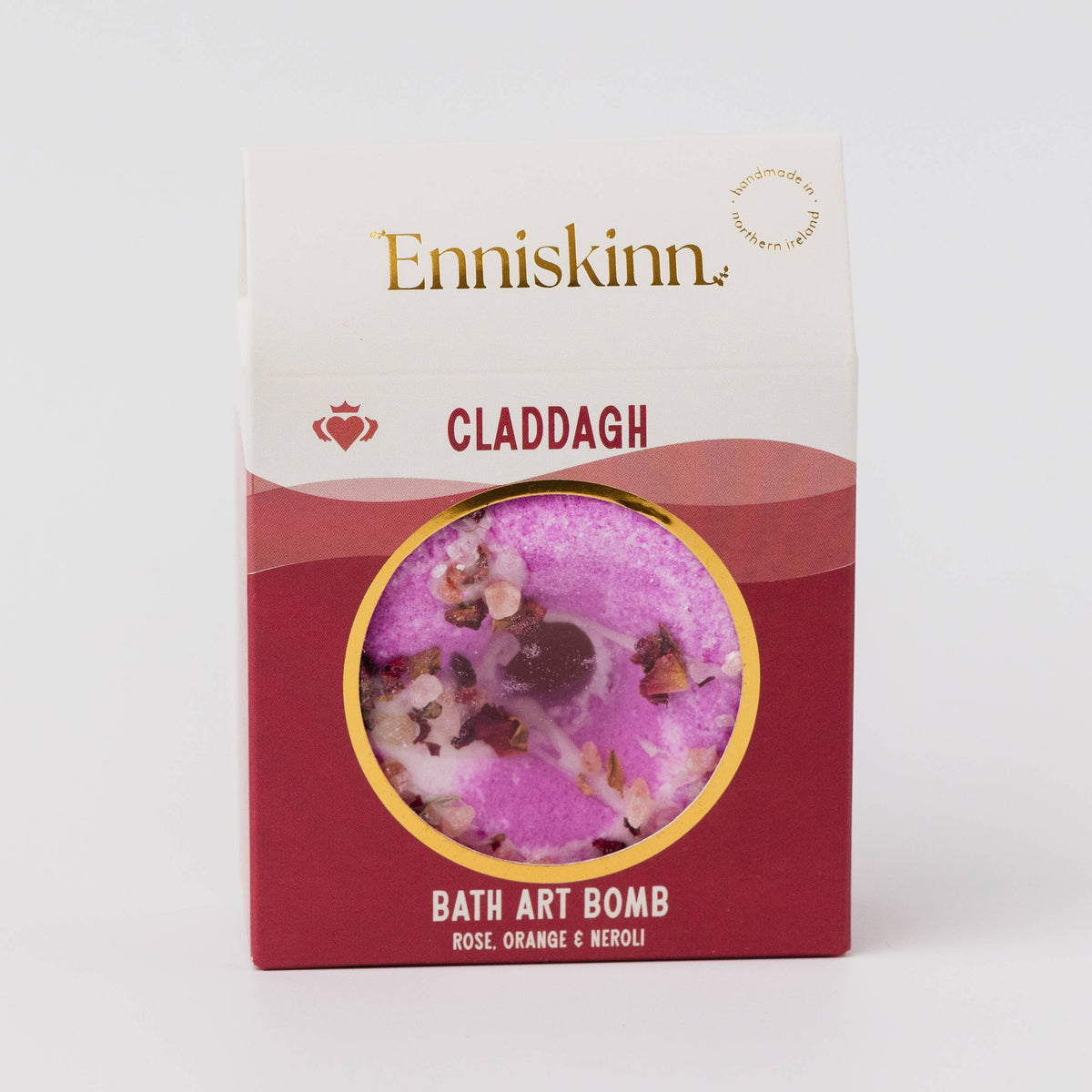 Claddagh Bath Art Bomb - Rose, Orange & Neroli