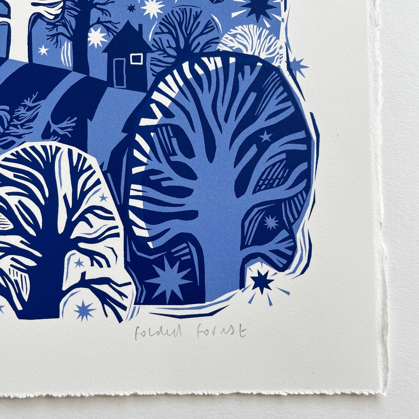 Midnight Fox - Large Limited Edition Screenprint