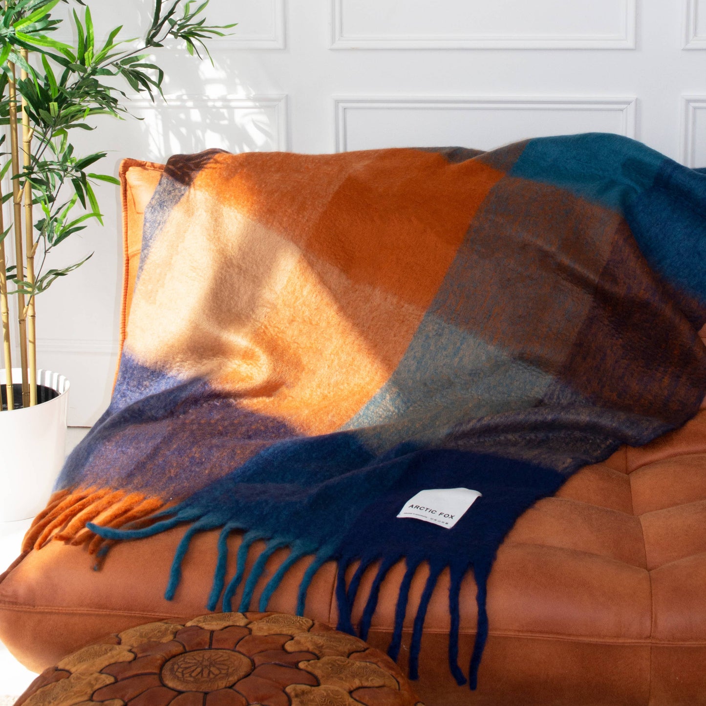 The Reykjavik Throw - 100% Recycled - Tokyo Lights - AW25