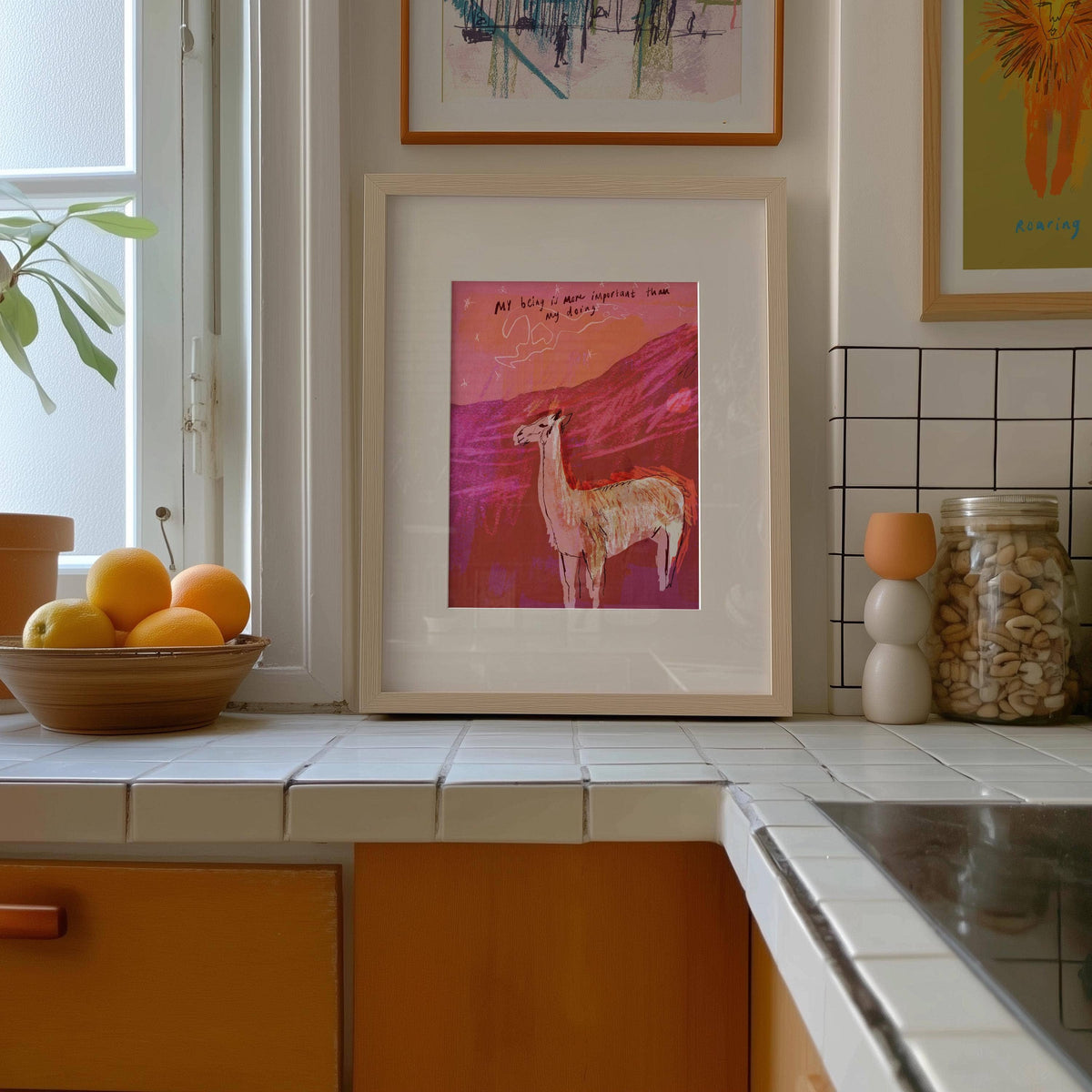 Llama Affirmation A4 Print