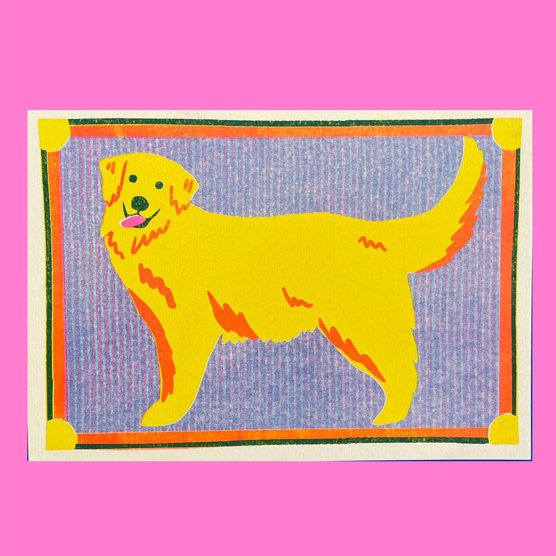 Golden Retriever Mini Print