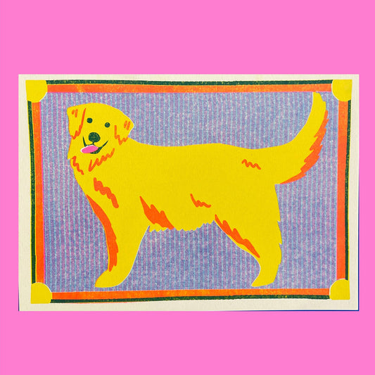 Golden Retriever Mini Print