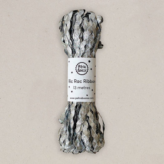 Silver Ric Rac Ribbon 13m