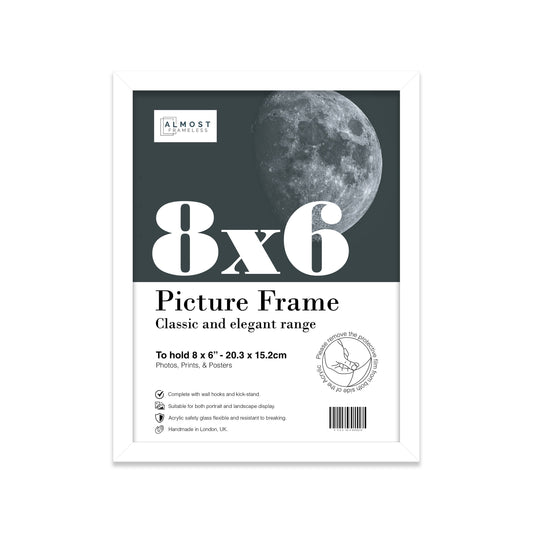 White 8x6 Picture Frame