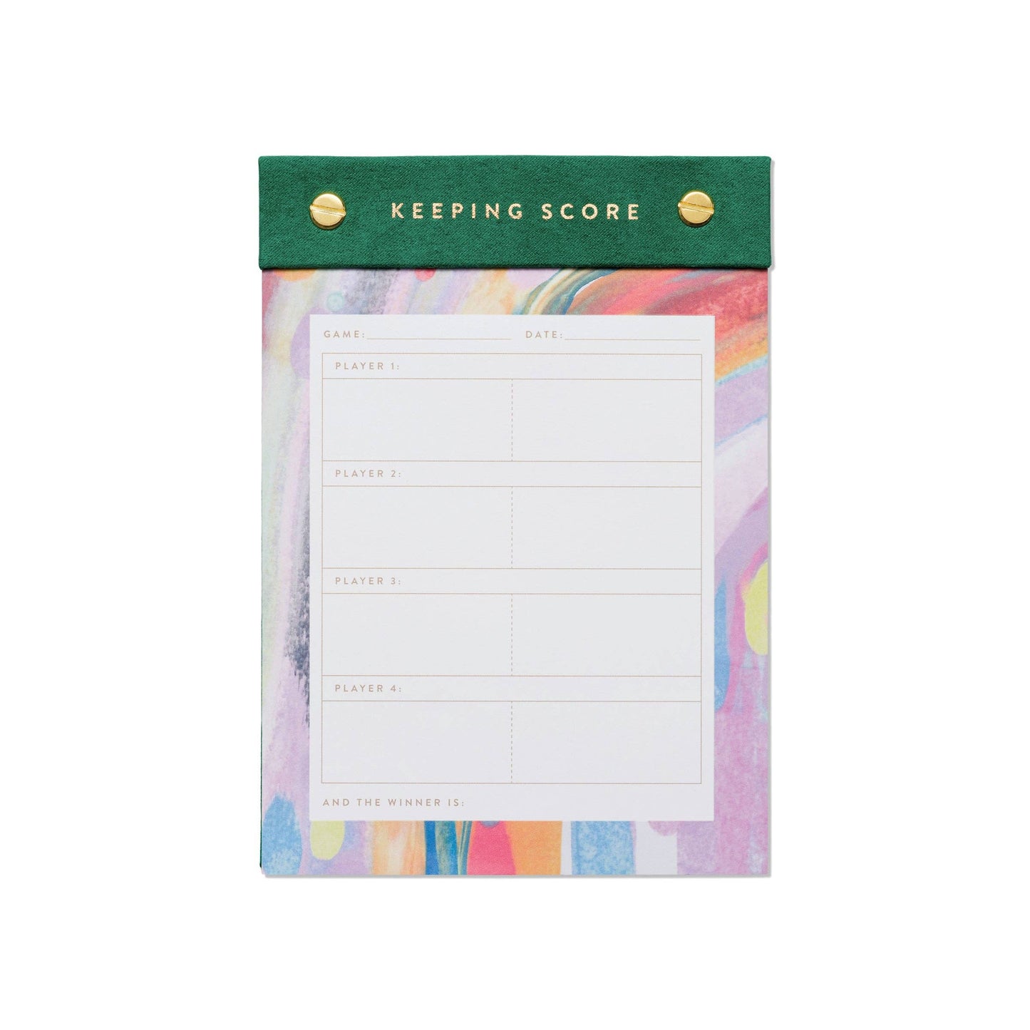 Designworks Ink Game Scorepad - Rainbow