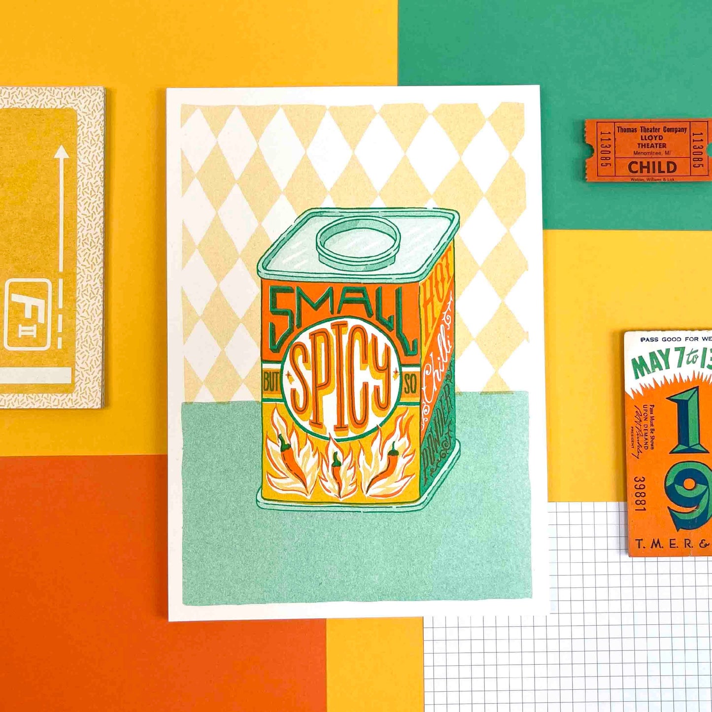 Small but so Spicy A5 Print