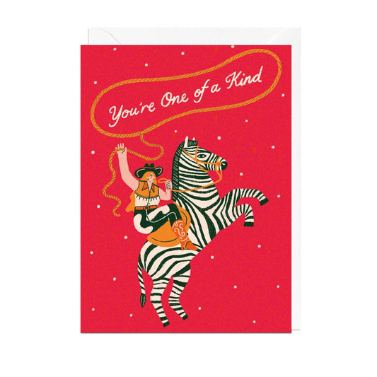 One of a Kind Cowgirl Card