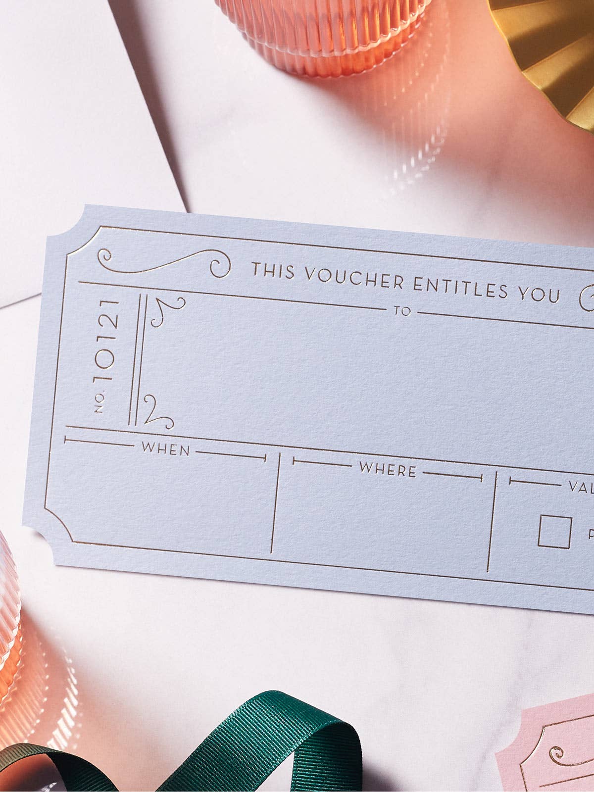 Blank Gift Voucher Pack