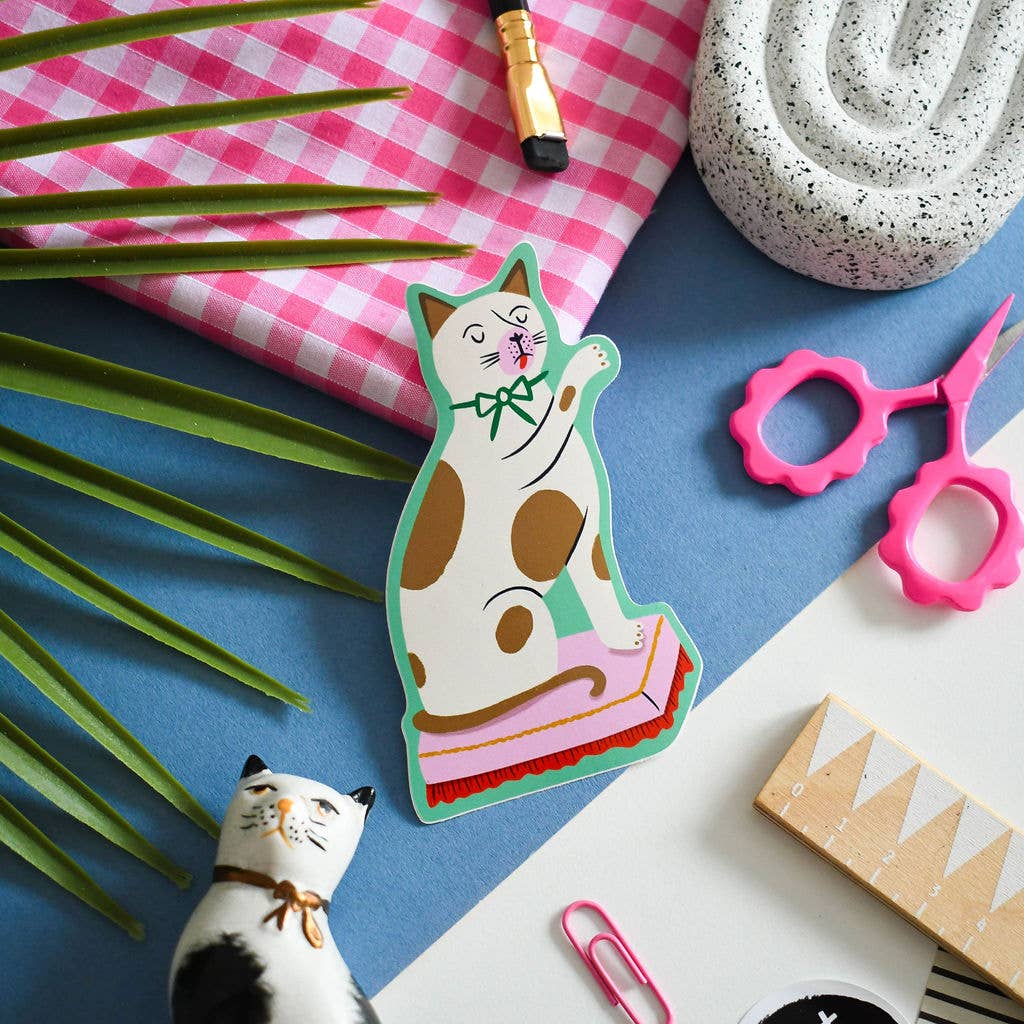Fabulous Feline Cat Vinyl Sticker