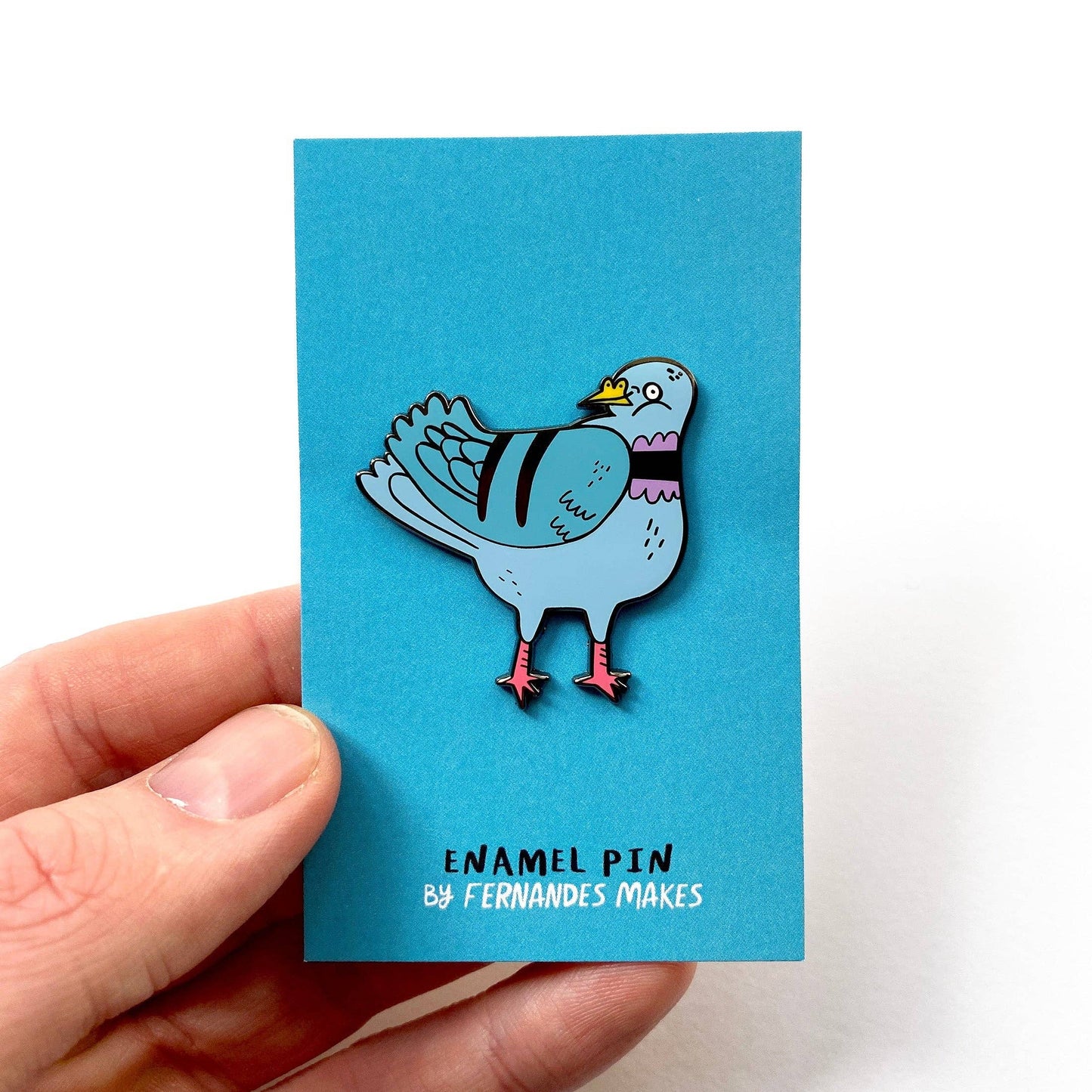 Pigeon Enamel Pin