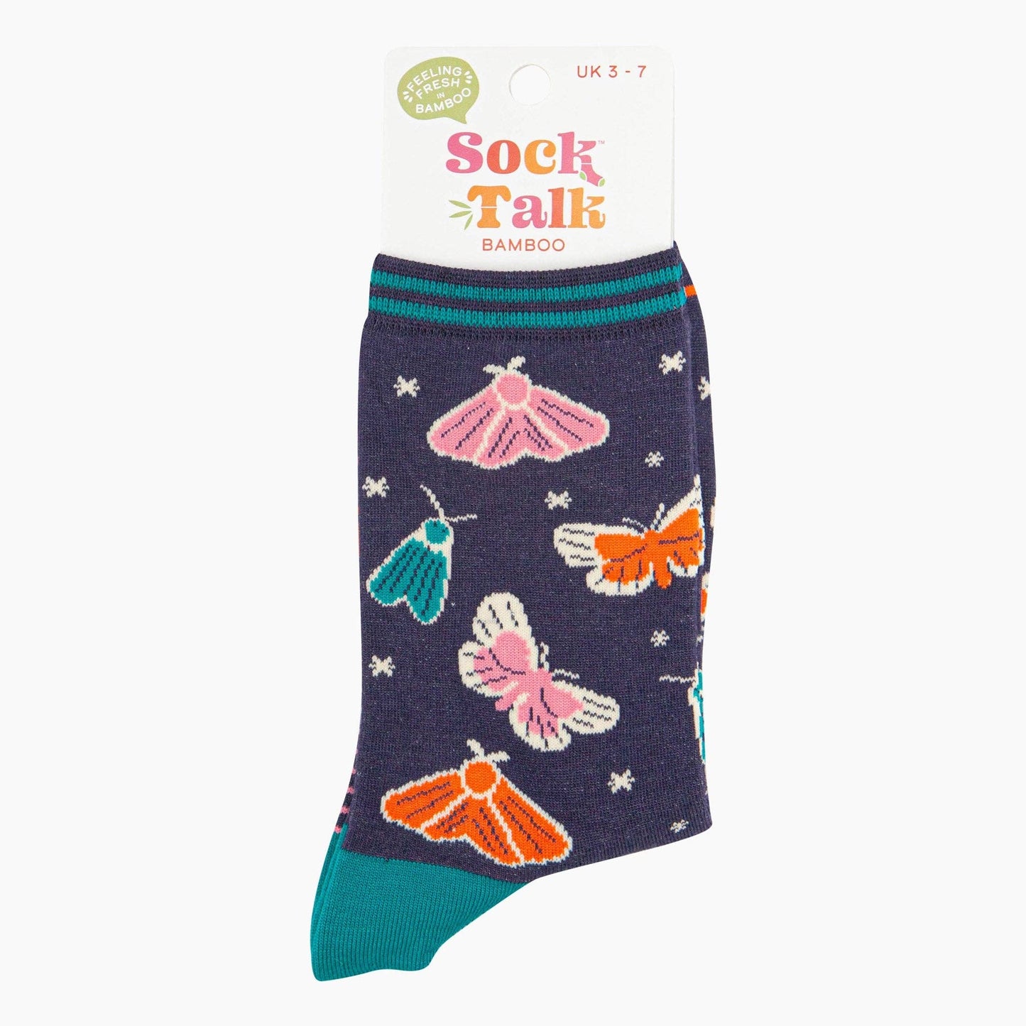 Moths and Stars Women's Bamboo Socks