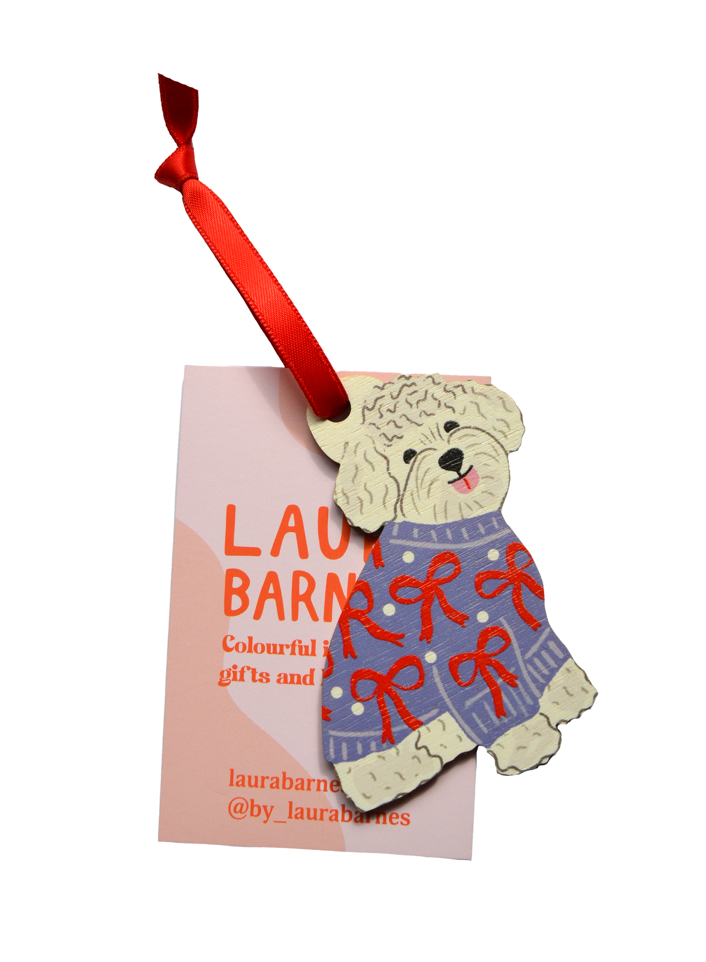 White Fluffy Dog Decoration