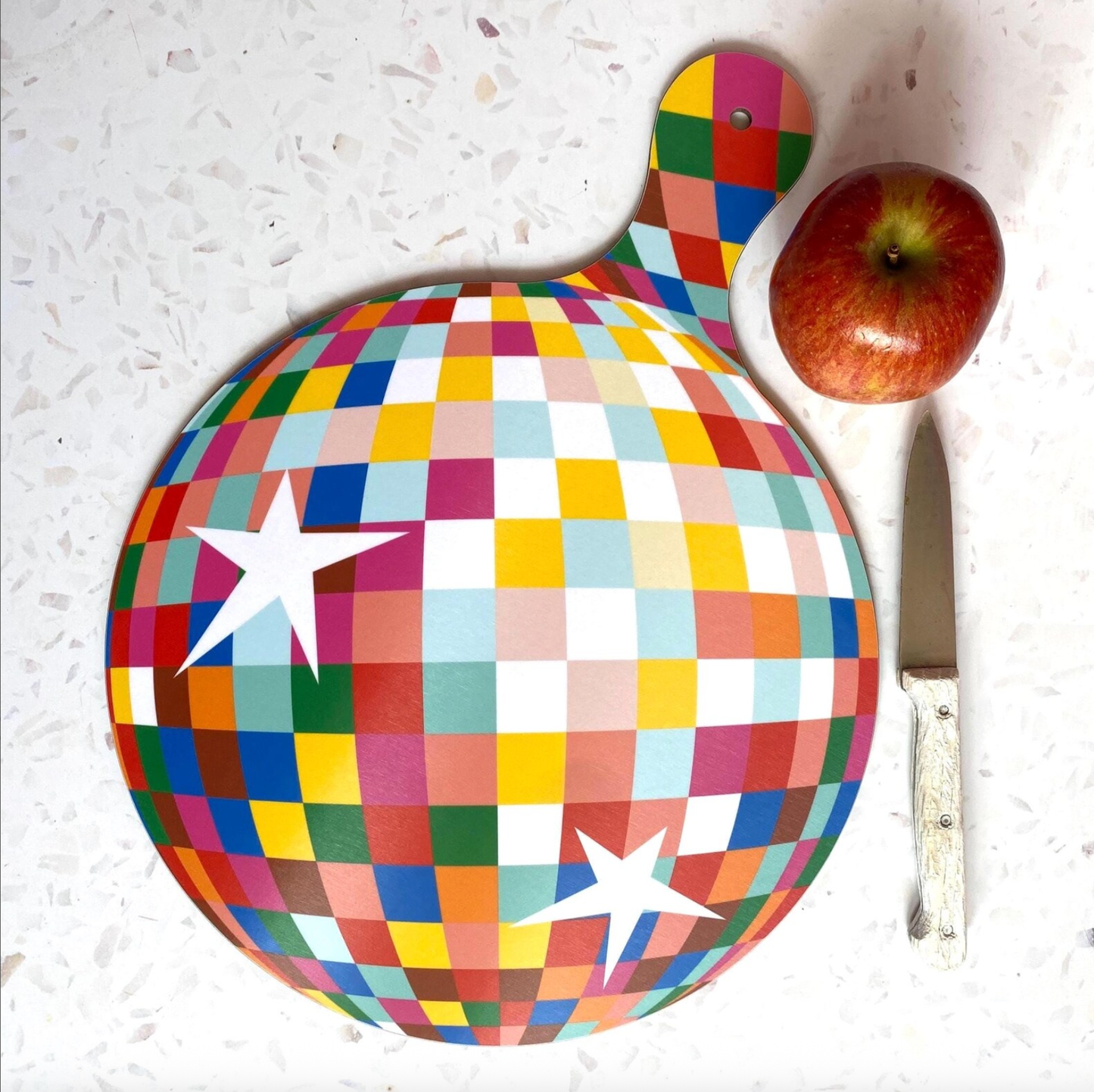 Disco Ball Large Vegetable Chopping Board