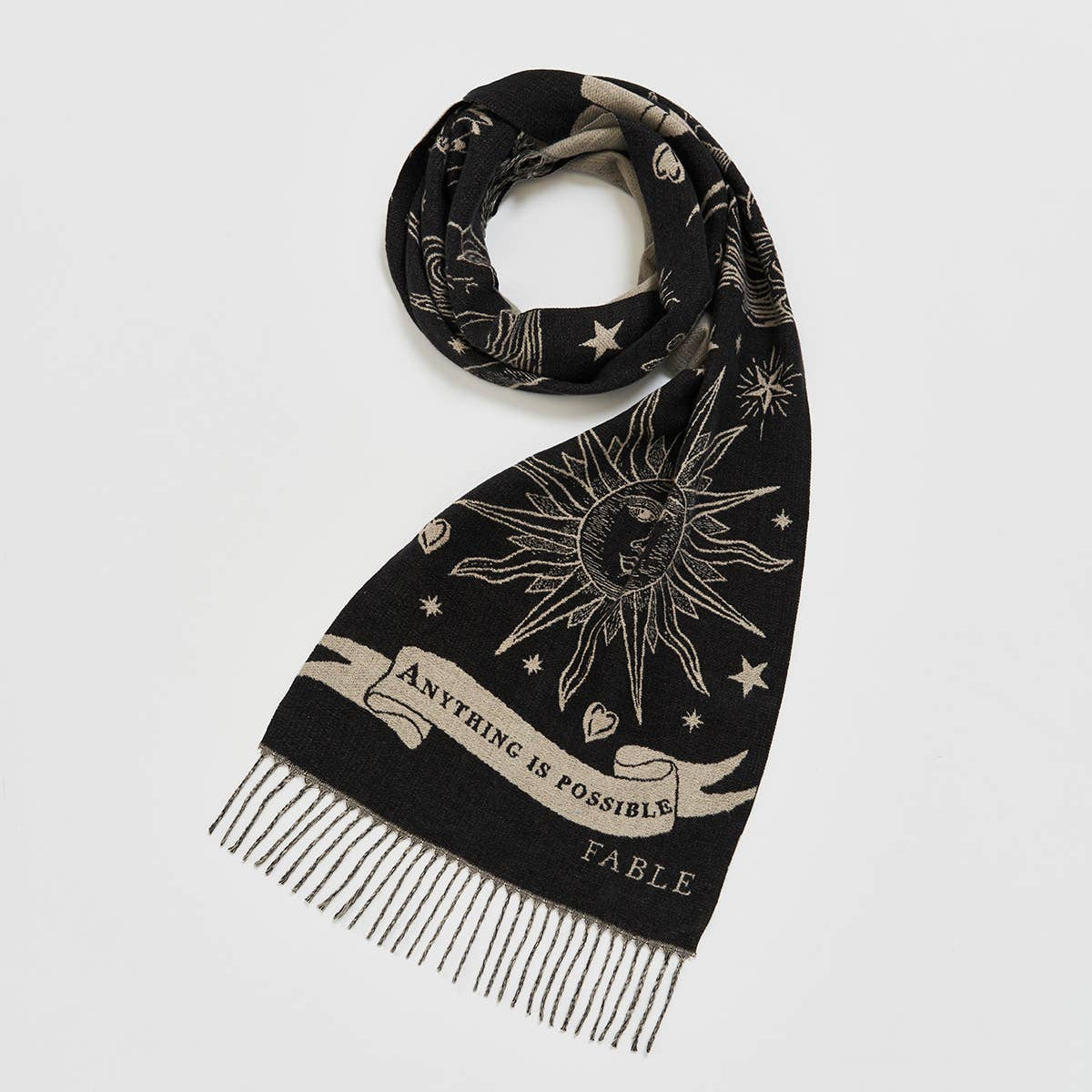 Sun and Moon Celestial  Scarf
