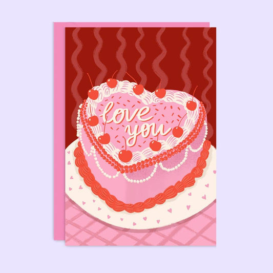 Love You Cake Card
