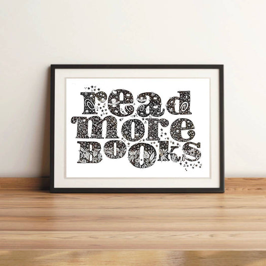 Read More Books - A5 Art Print