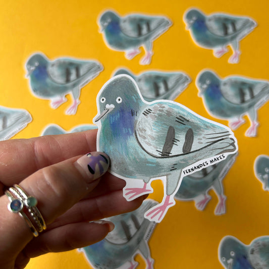 Reginald The Pigeon Vinyl Sticker