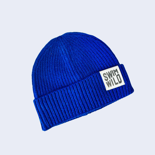 Swim Wild Cobalt Knit Hat