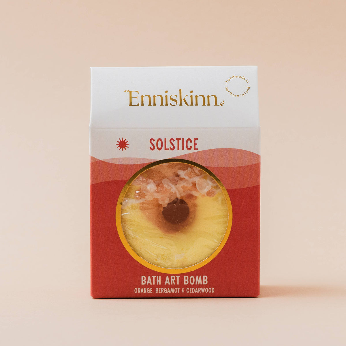 Solstice Bath Art Bomb - Orange, Cedarwood & Bergamot