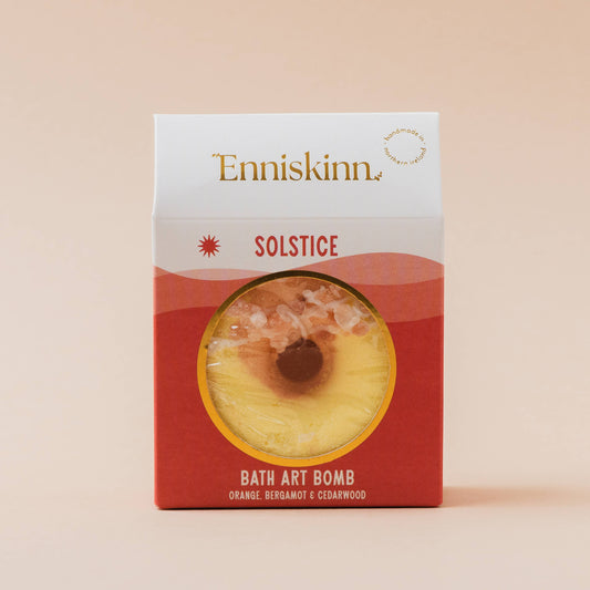 Solstice Bath Art Bomb - Orange, Cedarwood & Bergamot