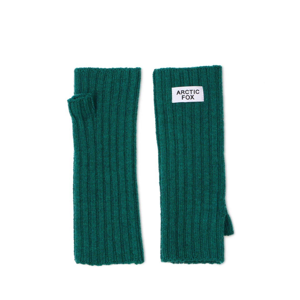 Merino Wool Fingerless Gloves - Alpine Fern - AW25