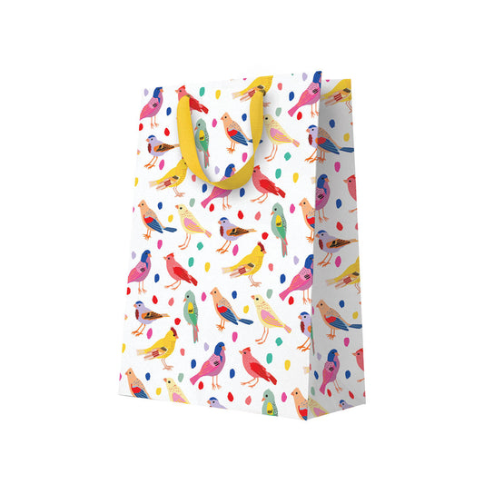 Colourful Birds Large Gift Bag