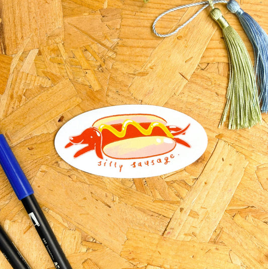 Silly Sausage Sticker