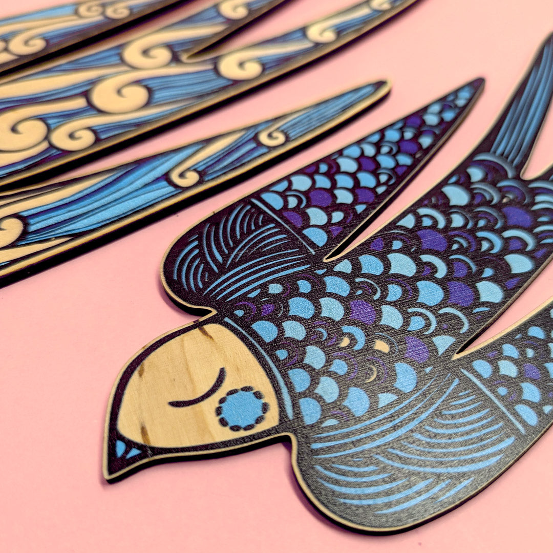 Flying Sea Birds Set